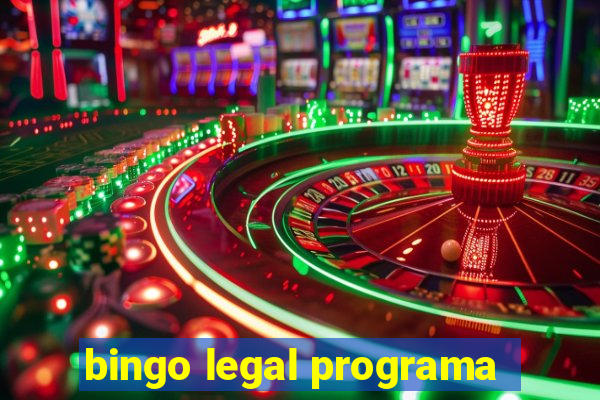 bingo legal programa